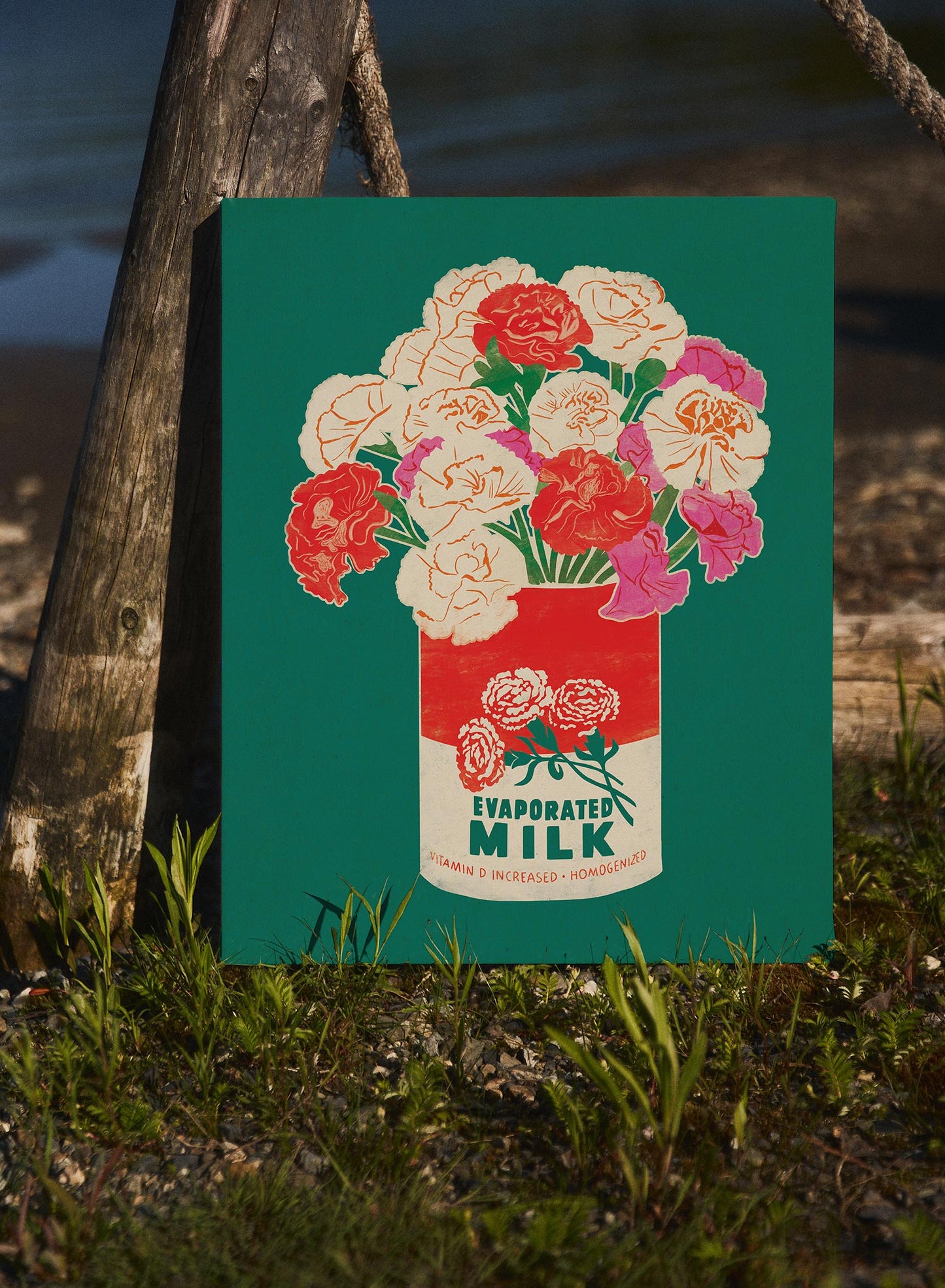 Dahlias and Dessert, Poster